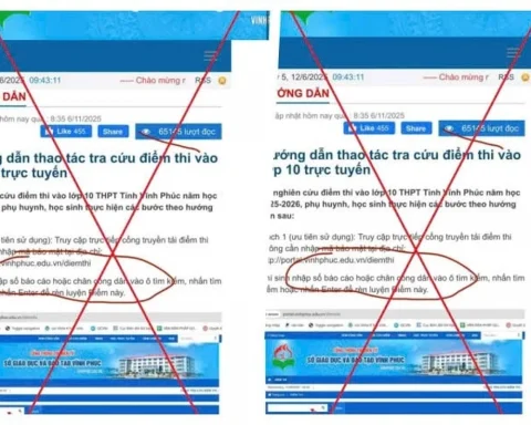 Tra cứu điểm thi lớp 10, coi chừng mất tiền oan