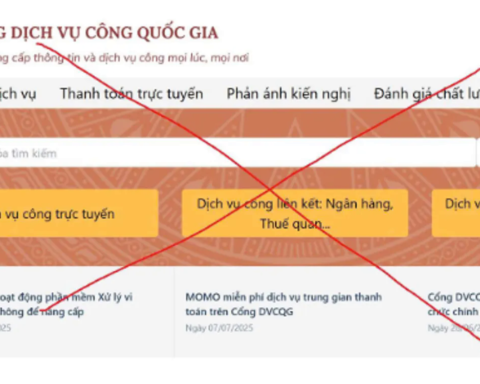 Cảnh báo website giả mạo Cổng Dịch vụ công Quốc gia để lừa đảo