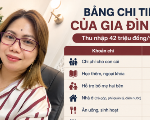 Bảng chi tiêu của một gia đình 8X khiến nhiều người giật mình: Thu nhập 42 triệu đồng nhưng hơn một nửa dành cho người thân
