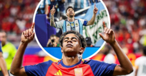 “Thần đồng” Lamine Yamal tái hiện màn ăn mừng của Messi khi ghi bàn thắng đầu tiên ở World Cup