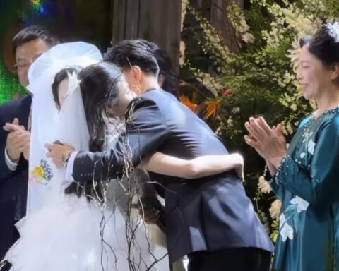 Trần Bích Hạnh công khai con riêng tại đám cưới, Văn Thanh tuyên bố: “Ba sẽ luôn ở bên bảo vệ và yêu thương hai mẹ con”
