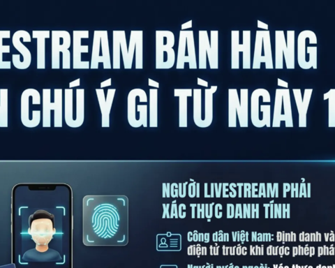 [Infographic] Người livestream bán hàng cần biết từ ngày 1/7