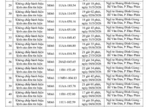 250 chủ xe bị phạt nguội theo Nghị định 168 giữa tháng 6 khẩn trương nộp phạt