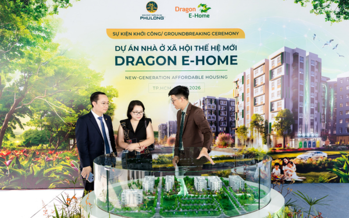 Khởi công dự án Dragon E-Home: Thêm cơ hội mua nhà cho người lao động TP. Hồ Chí Minh