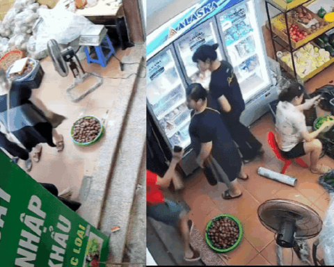 Clip: Người phụ nữ mang thai bị tát, đánh tới tấp trong cửa hàng hoa quả, diễn biến sau đó khiến nhiều người rùng mình