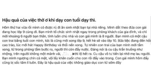 Hình ảnh sững người ở tiệc sinh nhật khiến bà mẹ Đồng Nai gấp gáp cảnh báo: Đừng thờ ơ khi dạy con tuổi dậy thì