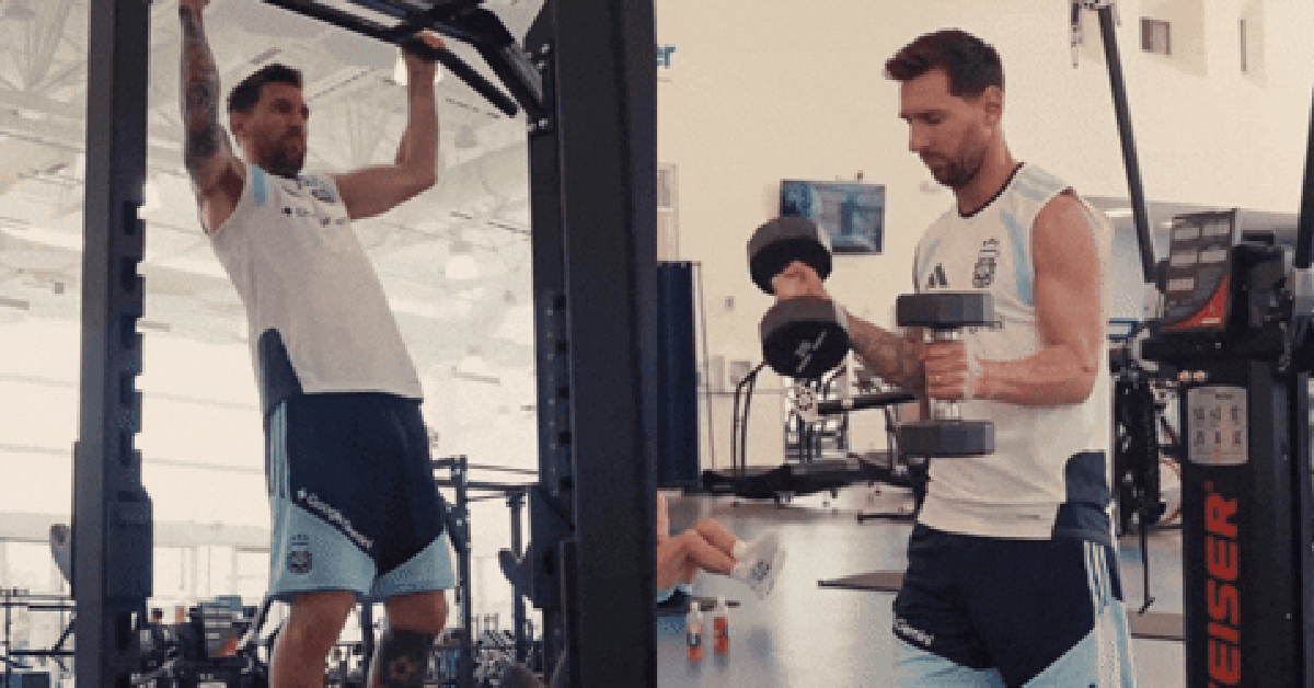 Không tiệc tùng xa hoa, tỷ phú bóng đá Messi khoe cơ bắp cuồn cuộn trong phòng gym ngày sinh nhật tuổi 39