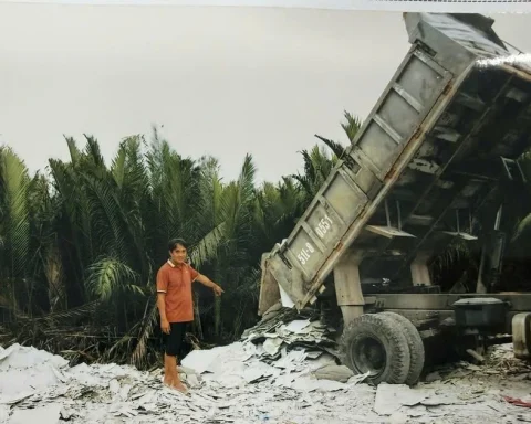 Khởi tố người đổ trái phép gần 600 tấn chất thải công nghiệp ở Tây Ninh