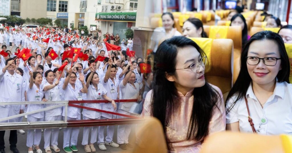 Điều đặc biệt sáng nay: Bên trong chuyến tàu đầu tiên đưa bác sĩ Bệnh viện Bạch Mai từ Hà Nội đến Ninh Bình làm việc