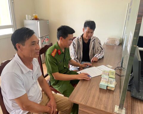 Công an xác minh giao dịch chuyển khoản 500 triệu đồng đến tài khoản của Trần Quang Tuyến SN 1995