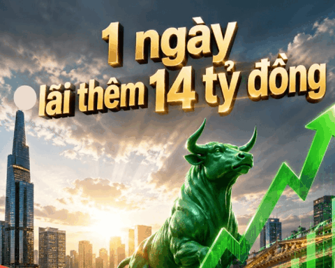 Chỉ 1 ngày lãi 14 tỷ đồng!