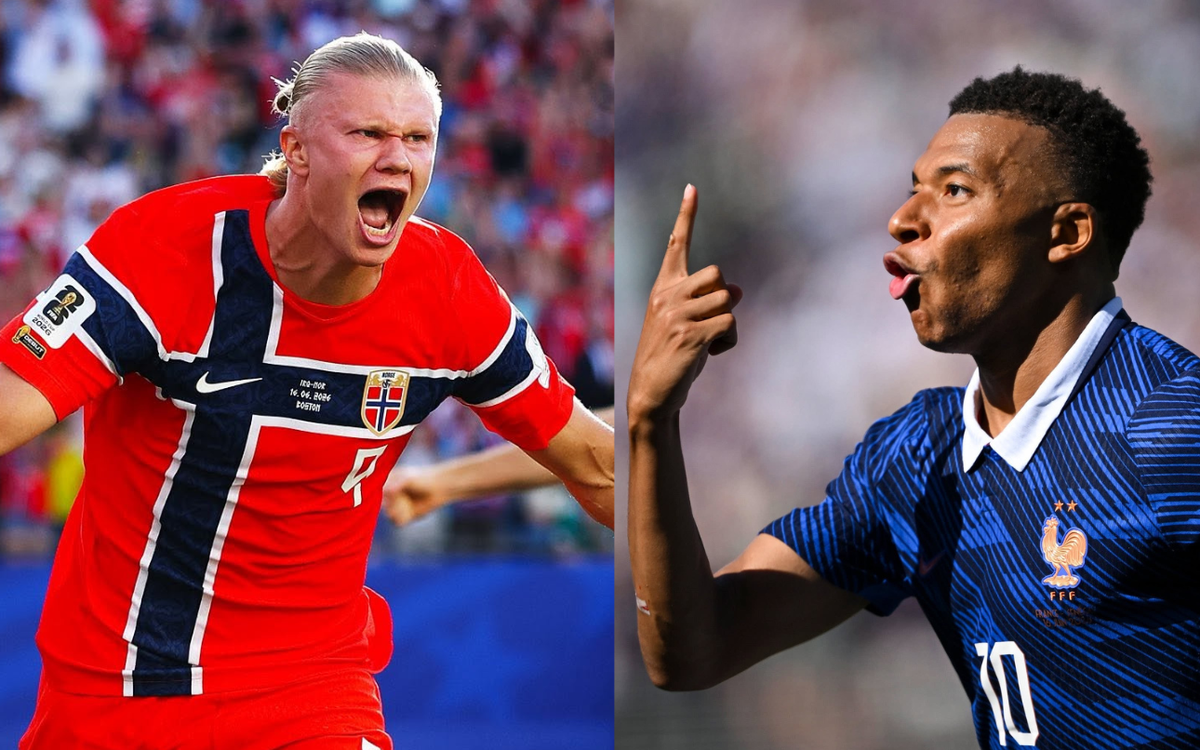 2h00 ngày 27/6, Na Uy đối đầu Pháp: Mbappe so tài với Haaland, màn trình diễn đỉnh cao tranh ngôi đầu bảng