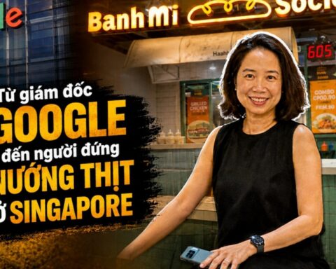 Từ giám đốc Google đến người đứng nướng thịt ở Singapore: ‘Một năm bán bánh mì, tôi hiểu hơn giá trị của lao động’