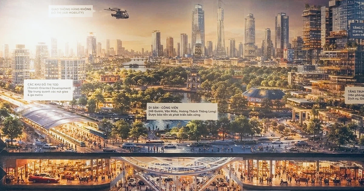 Quy hoạch Hà Nội 100 năm: Thêm sân bay gần Ninh Bình, 300 km metro hiện đại