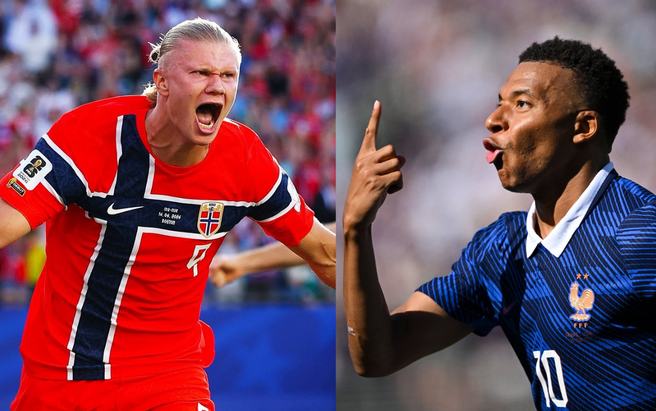 2h00 ngày 27/6, Na Uy đối đầu Pháp: Mbappe so tài với Haaland, màn trình diễn đỉnh cao tranh ngôi đầu bảng- Ảnh 1.