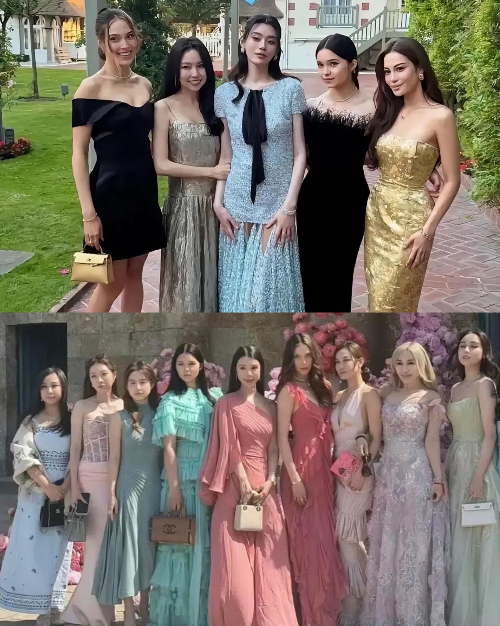 Nhìn dàn phù dâu trong hôn lễ Hề Mộng Dao và Hà Du Quân liền hiểu thế nào là "đại hội hào môn" của giới siêu giàu Châu Á - Ảnh 2.