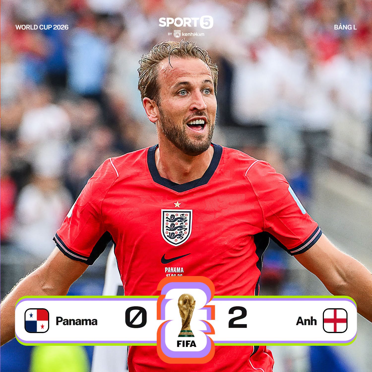 Anh 2-0 Panama: Harry Kane lập kỷ lục mới, tuyển Anh hiên ngang bước vào vòng knock-out- Ảnh 1.