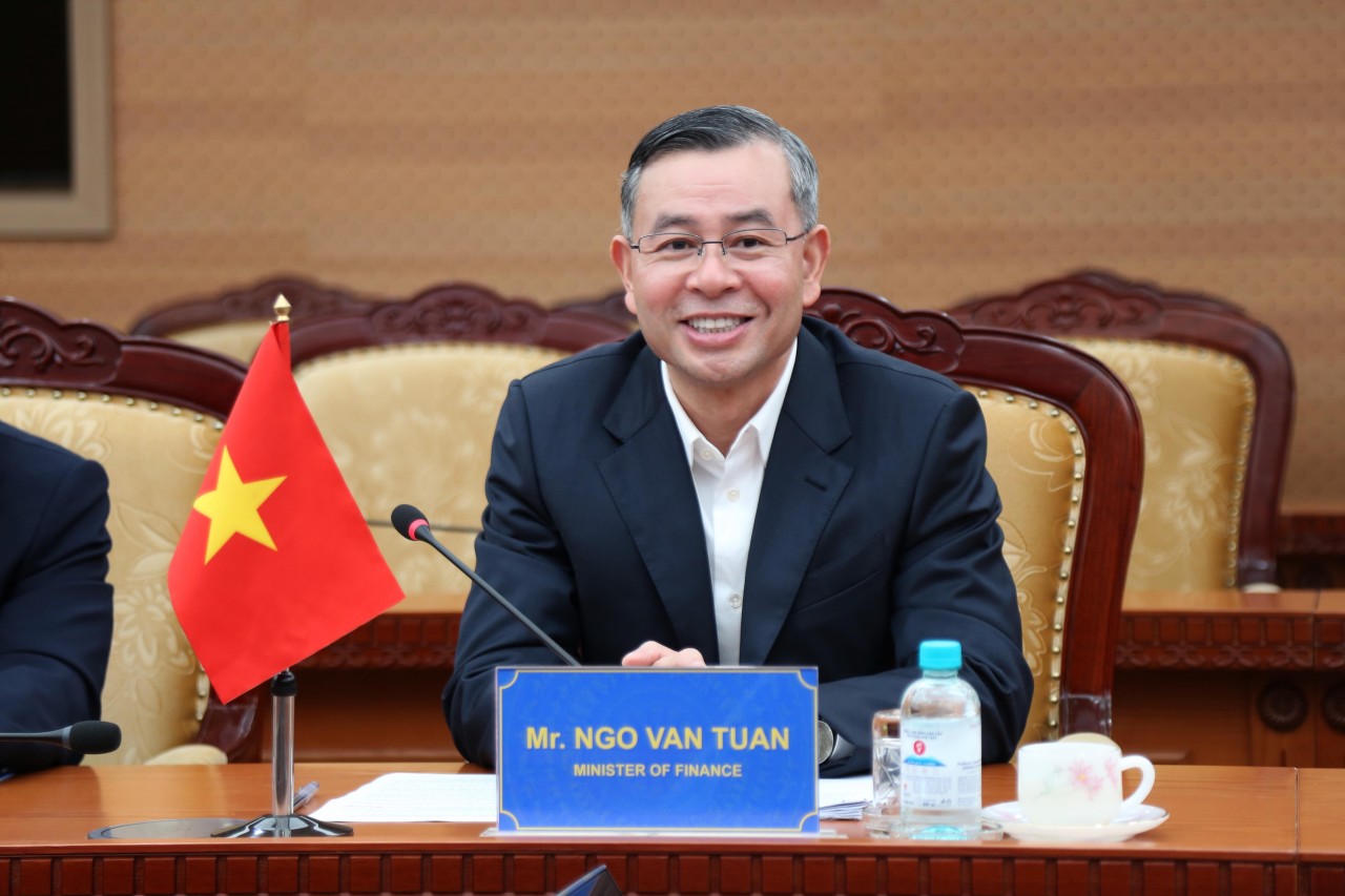 Bộ trưởng Bộ Tài chính Ngô Văn Tuấn tiếp Chủ tịch JICA Tanaka Akihiko Bộ trưởng Bộ Tài chính Ngô Văn Tuấn tiếp Chủ tịch JICA Tanaka Akihiko