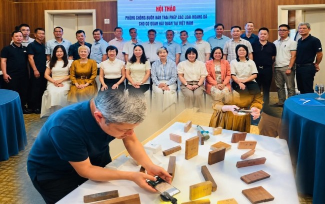 Hải quan nâng cao năng lực ngăn chặn buôn bán động, thực vật hoang dã xuyên biên giới