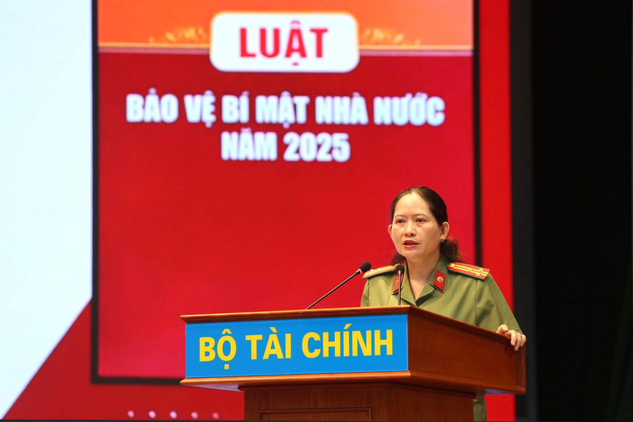 Bộ Tài chính tập huấn công tác bảo vệ bí mật nhà nước, an ninh mạng và bảo vệ dữ liệu cá nhân
