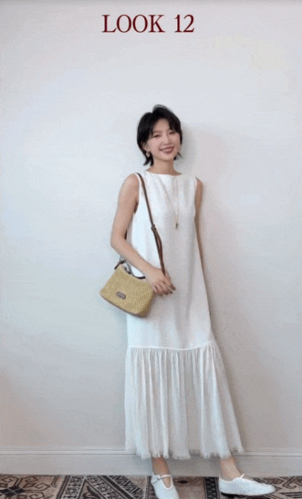 Không cần mua nhiều đồ, cô gái này vẫn tạo ra 13 outfit mùa hè khiến dân mạng lưu về liên tục- Ảnh 2.