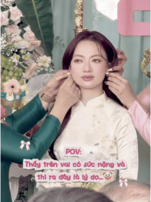 Xuân Nghi và chồng Việt kiều tổ chức lễ cưới sáng nay: Cô dâu cười tươi rói nhận sính lễ vàng!- Ảnh 5.