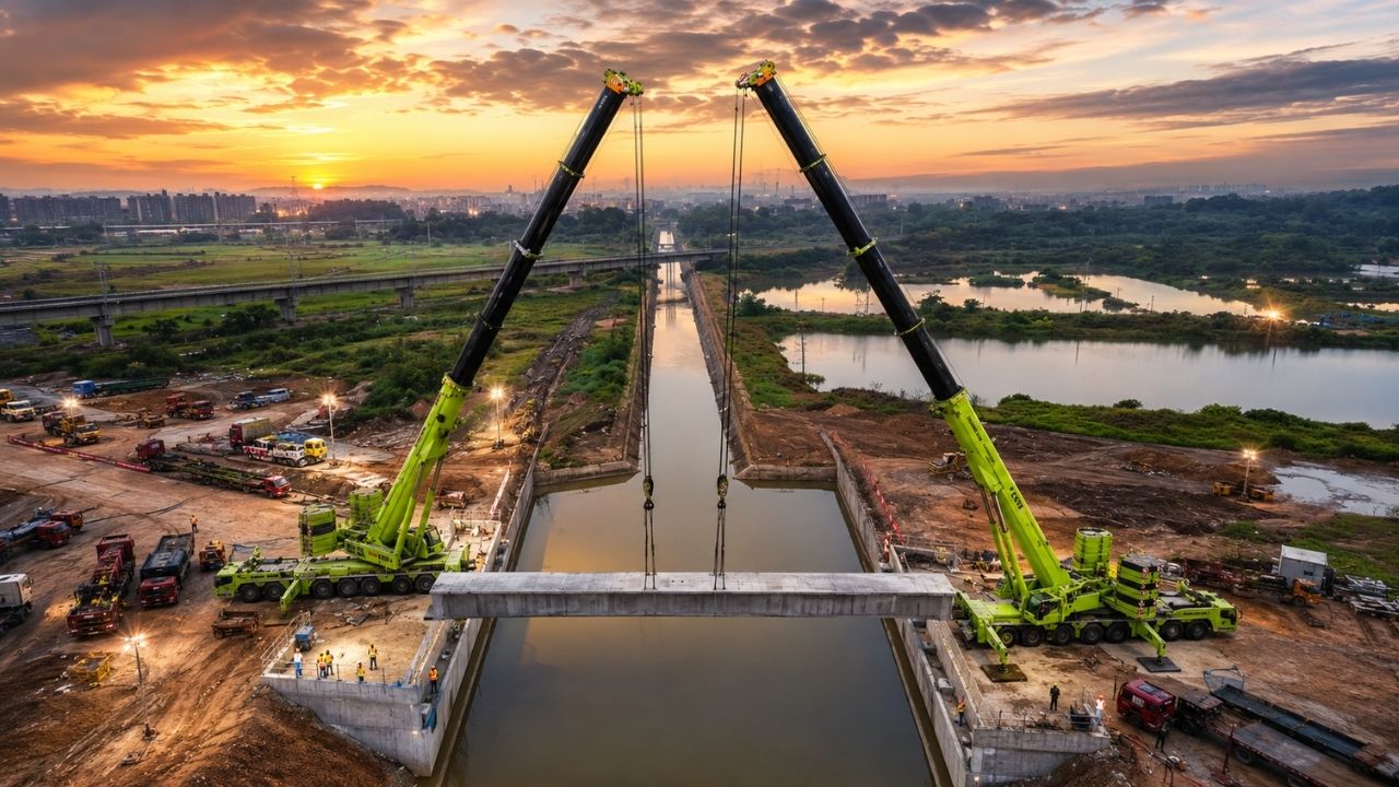 Trung Quốc huy động đoàn xe chở hơn 1.000 tấn thiết bị, hoàn thành nhiệm vụ thần tốc trong 24 giờ - Ảnh 1.