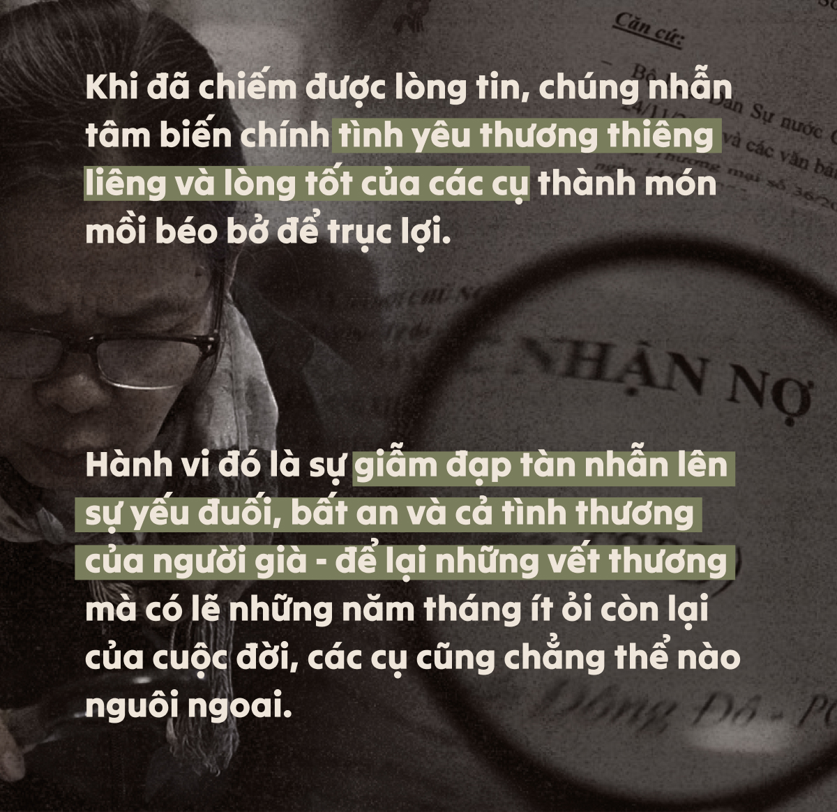 Lừa người già đến kiệt quệ: Ở nhà họ có bố mẹ không?- Ảnh 3.