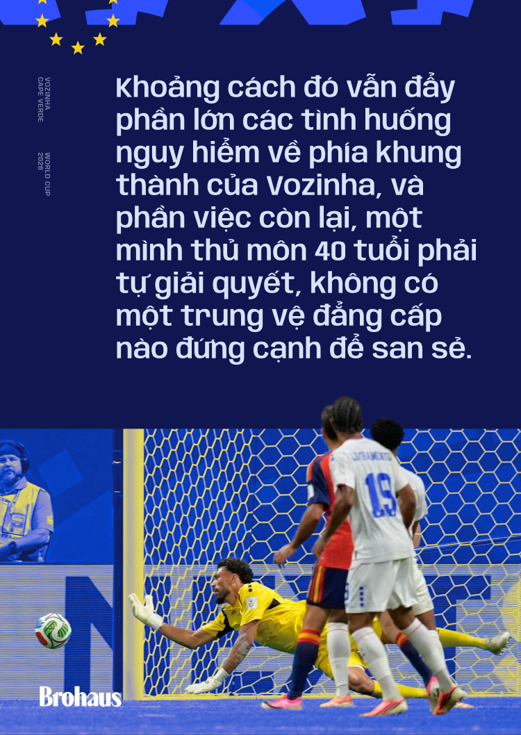 Thủ môn Vozinha - Huyền thoại 40 tuổi tính bằng thông số, không phải bằng những câu chuyện lấy nước mắt - Ảnh 8.