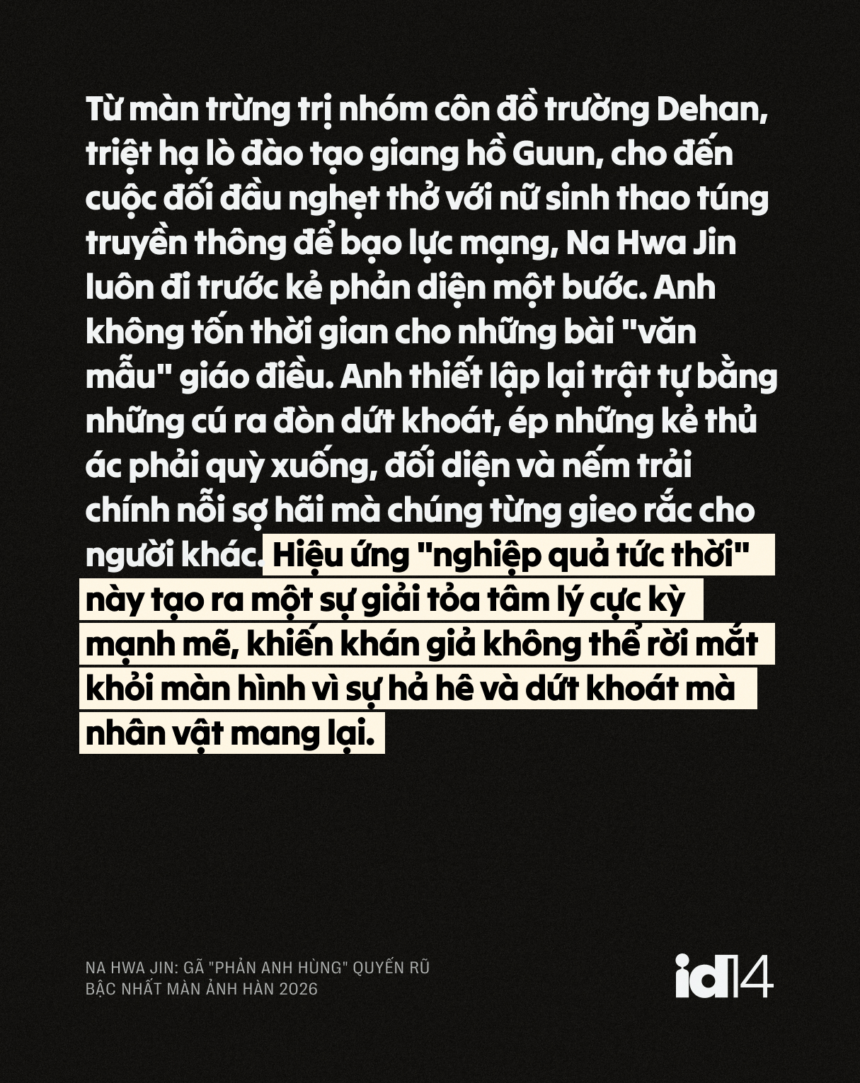 Thanh tra dẹp loạn trong Teach You a Lesson: Gã 