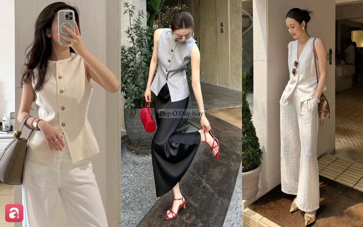 Không cần mua nhiều đồ, chỉ cần một chiếc vest không tay là đủ đẹp với 5 công thức cực dễ áp dụng - Ảnh 1.