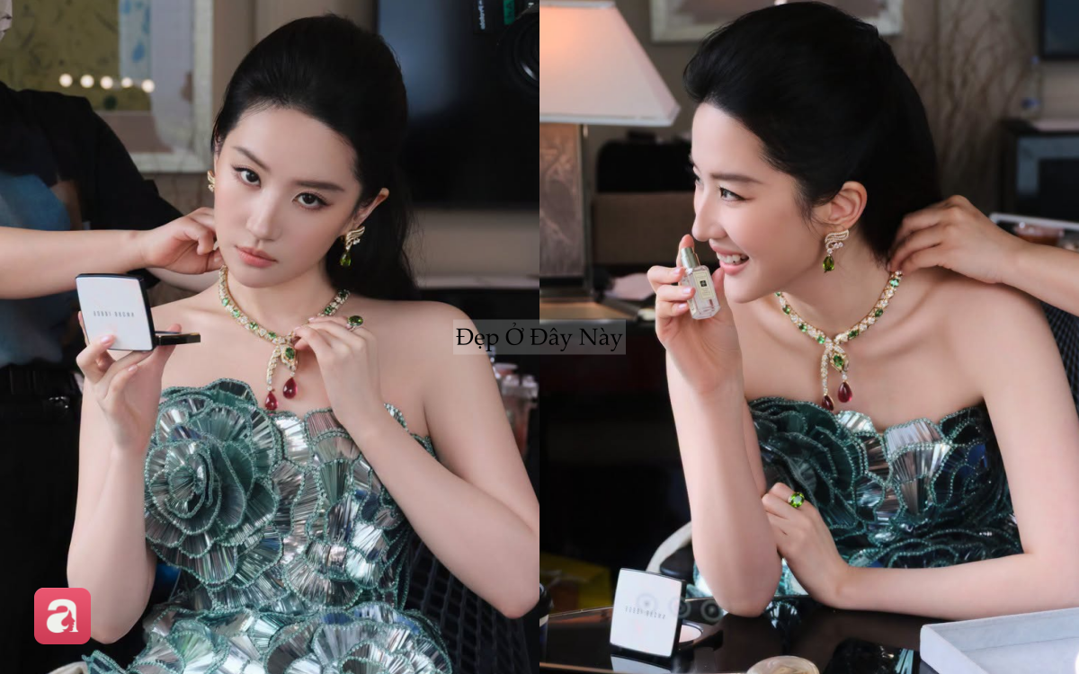 Đẳng cấp của Lưu Diệc Phi: Chỉ vài bức ảnh hậu trường cũng khiến nhãn hàng "mát mày mát mặt"- Ảnh 1.