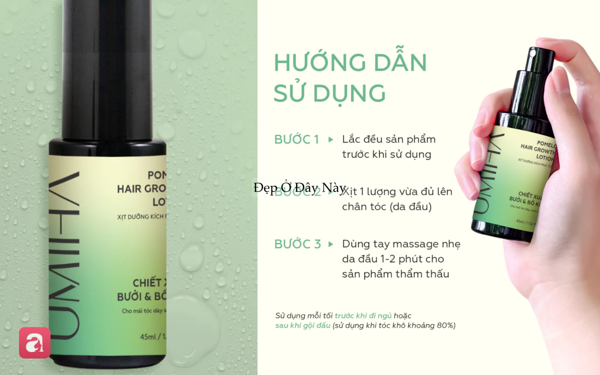 5 lọ dưỡng serum tóc "made in Vietnam" được nhiều chị em yêu thích vì giúp tóc mọc tua tủa, giảm rụng thấy rõ - Ảnh 3.