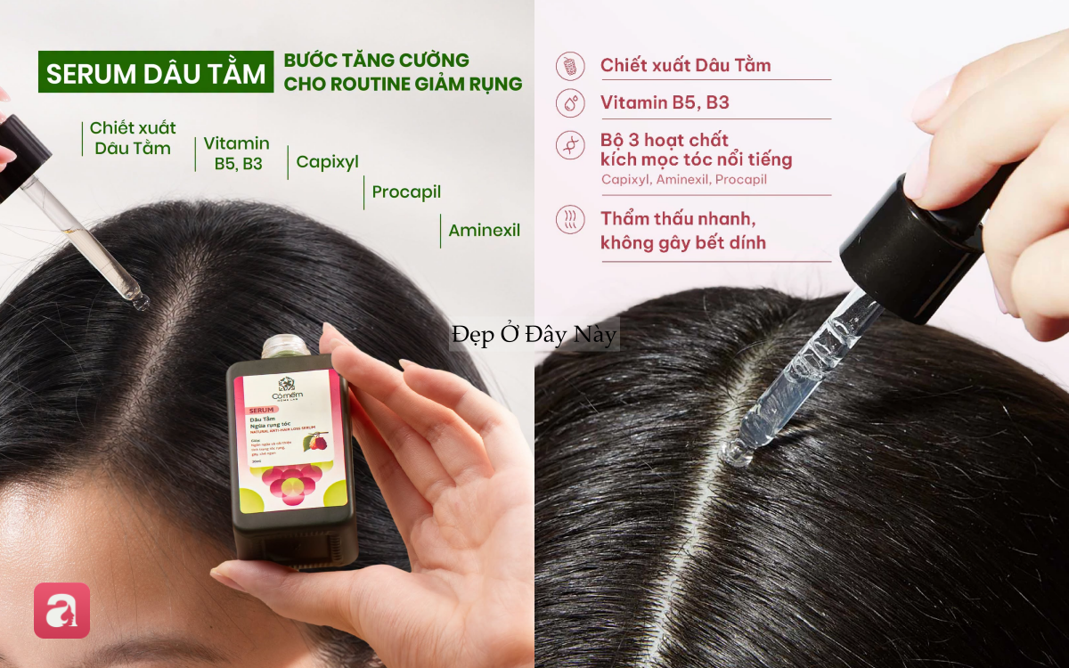5 lọ dưỡng serum tóc "made in Vietnam" được nhiều chị em yêu thích vì giúp tóc mọc tua tủa, giảm rụng thấy rõ - Ảnh 6.