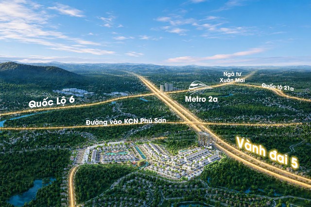 Cửa ngõ tây Hà Nội bước vào chu kỳ phát triển mới - Ảnh 1. Cửa ngõ tây Hà Nội bước vào chu kỳ phát triển mới - Ảnh 1.