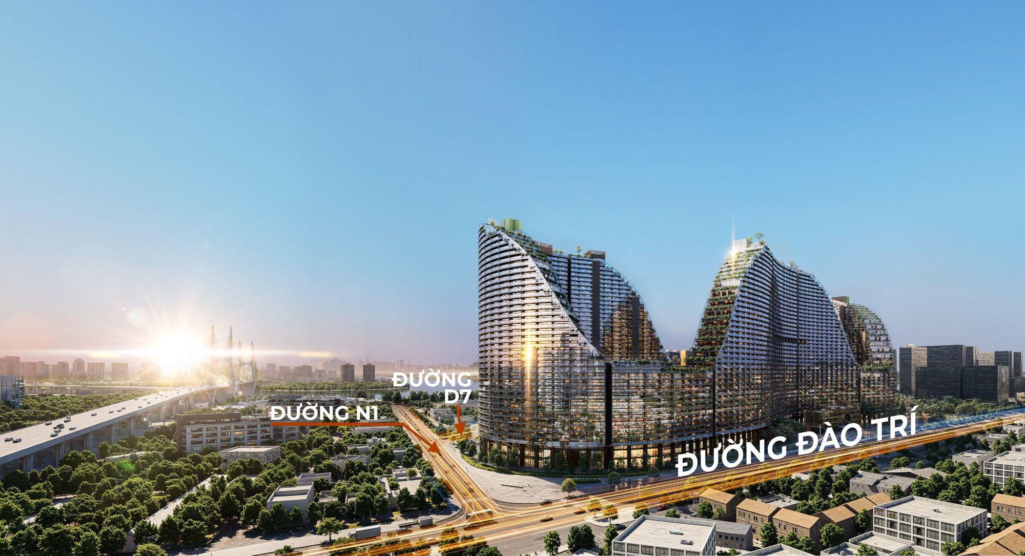 Khởi công đường N1 và D7 bao quanh Noble Crystal Riverside: Gỡ nút thắt hạ tầng quan trọng tại Đào Trí - Phú Thuận - Ảnh 1.