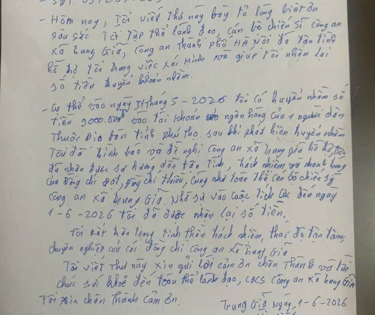 Công an các địa phương sẽ cùng rà soát giao dịch chuyển khoản của người dân trong trường hợp sau - Ảnh 2. Công an các địa phương sẽ cùng rà soát giao dịch chuyển khoản của người dân trong trường hợp sau - Ảnh 2.