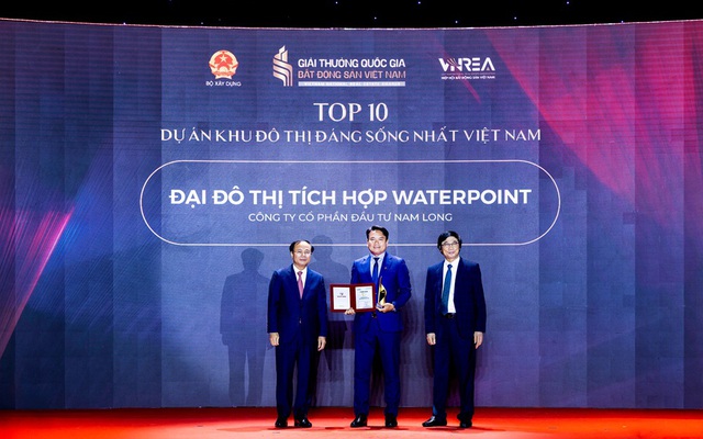 Waterpoint được vinh danh Top 10 khu đô thị đáng sống nhất Việt Nam