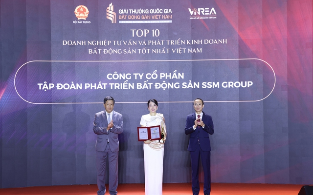 SSM Group được vinh danh tại Giải thưởng Quốc gia Bất động sản Việt Nam