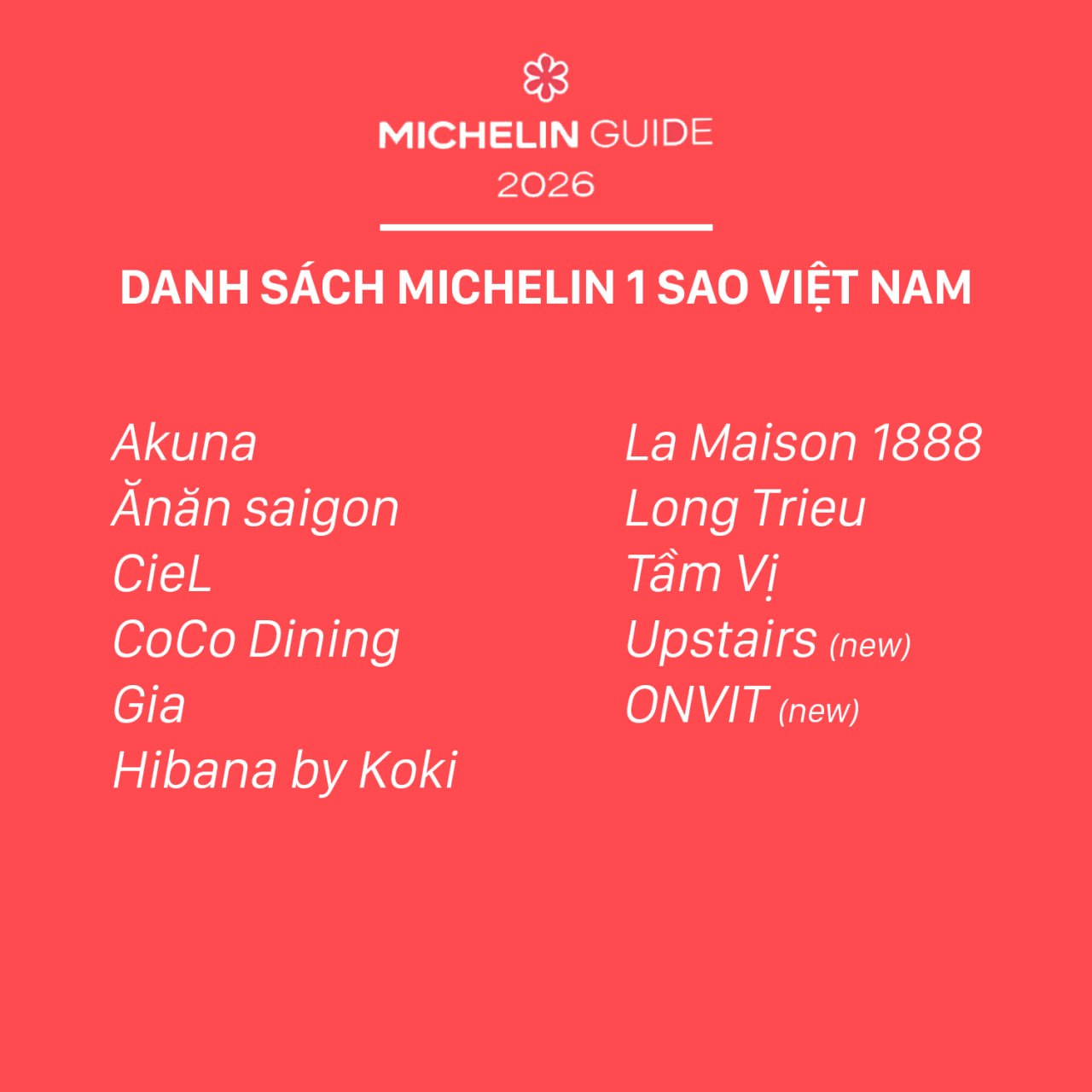 Michelin 2026 bùng nổ tranh cãi: Không hề có bánh mì trong danh sách Bib Gourmand, Bánh cuốn Bà Hoành lọt top gây khó hiểu - Ảnh 1.