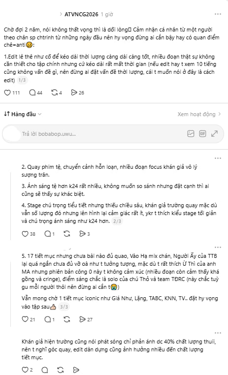 5 tiếng 38 phút đầu tiên của show Chông Gai: Dài dòng và mệt- Ảnh 3.