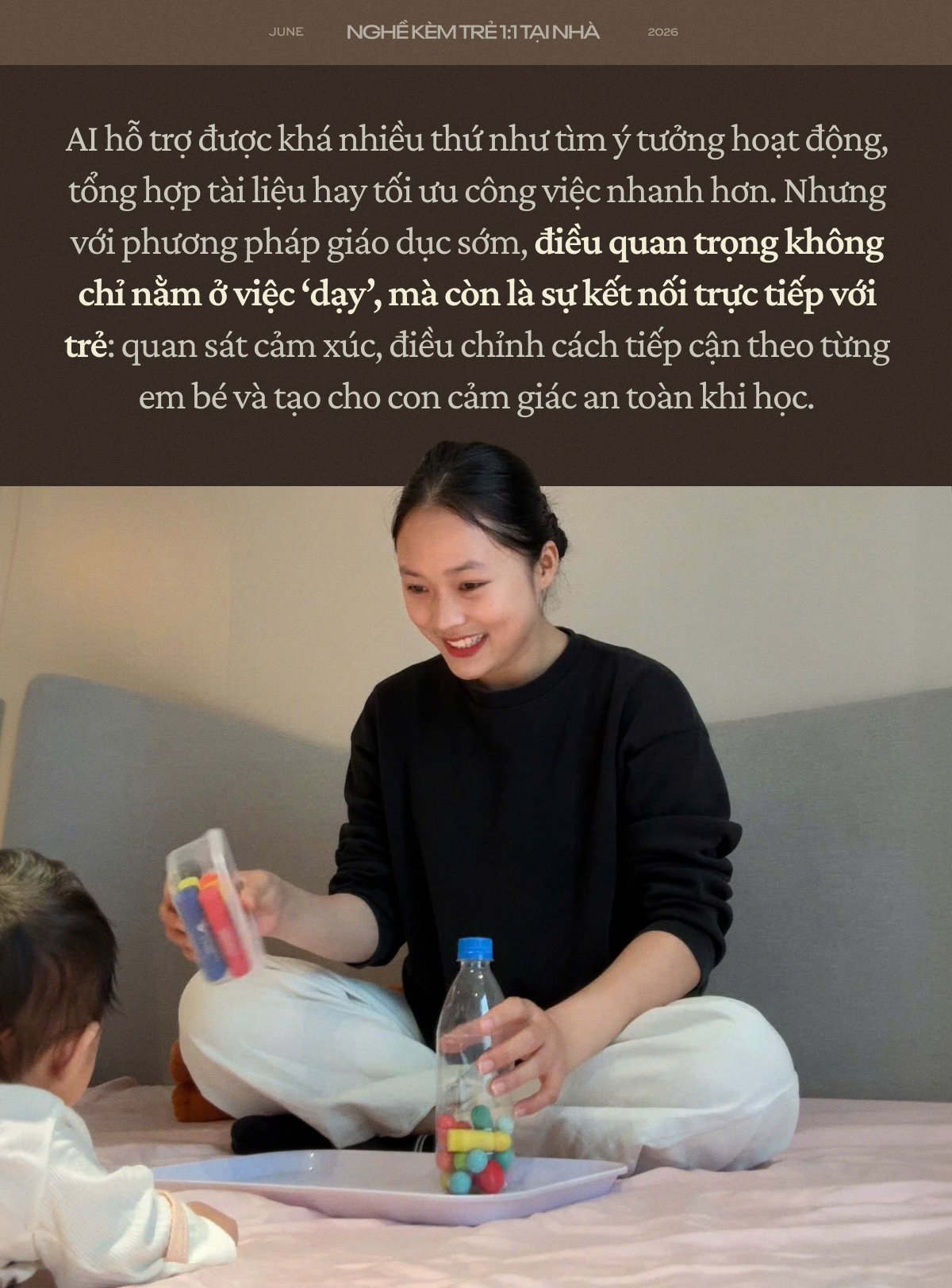 Bên trong nghề kèm trẻ 1:1 tại nhà thu nhập 20 triệu/tháng ở Việt Nam: Không chỉ dành cho con nhà giàu, thử thách lớn nhất là gì?- Ảnh 5.