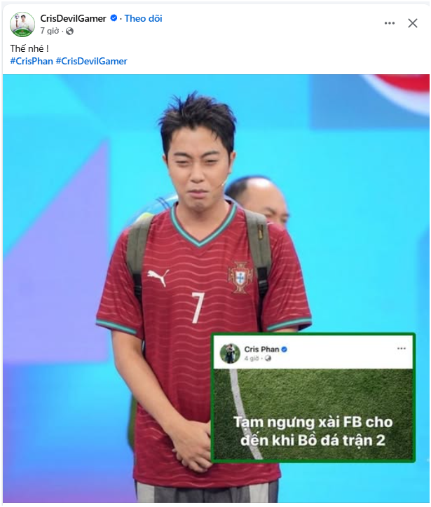 Cris Phan tuyên bố “ở ẩn” vì Cristiano Ronaldo- Ảnh 3.
