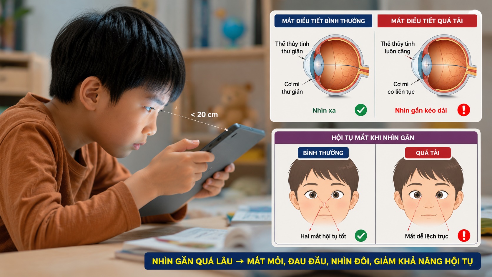 Mắt có nguy cơ lác ẩn do nhìn gần điện thoại và máy tính bảng- Ảnh 1. Mắt có nguy cơ lác ẩn do nhìn gần điện thoại và máy tính bảng- Ảnh 1.