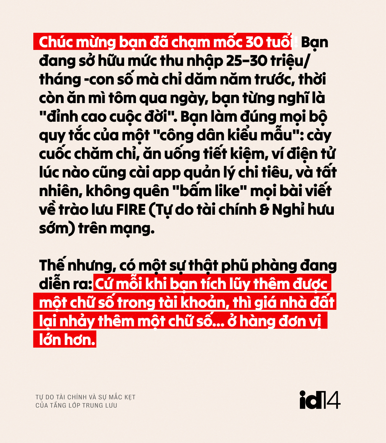 Khi vạch đích biết chạy: Tự do tài chính và sự mắc kẹt của tầng lớp trung lưu- Ảnh 1.
