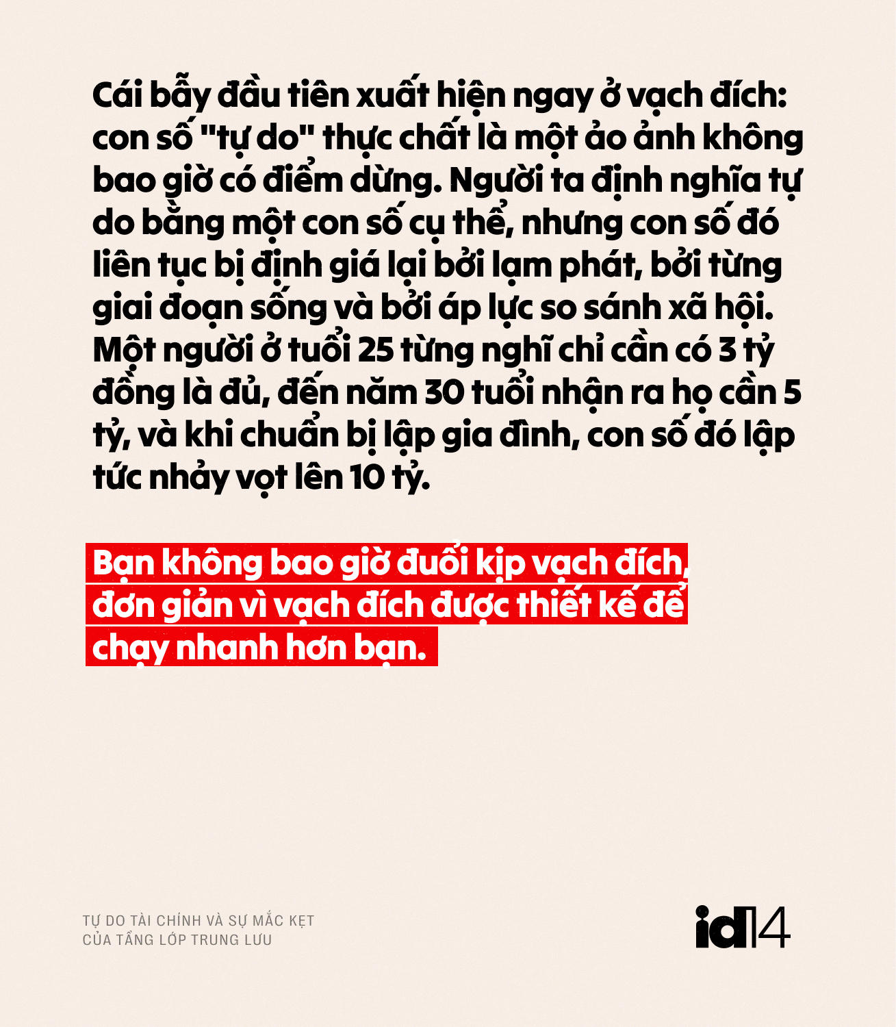 Khi vạch đích biết chạy: Tự do tài chính và sự mắc kẹt của tầng lớp trung lưu- Ảnh 8.