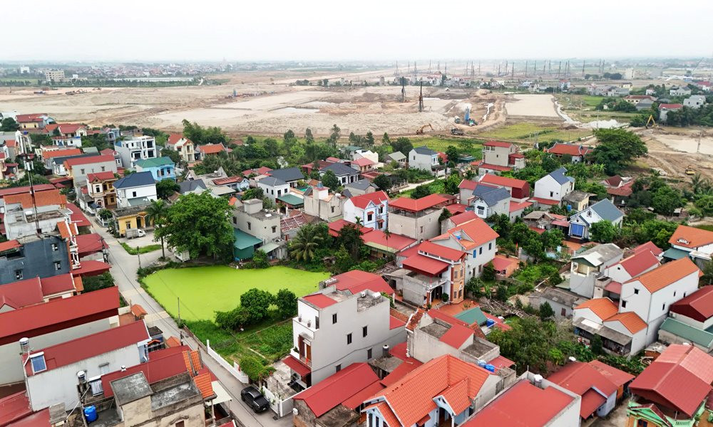 4 thôn của xã Gia Bình cấm hoàn toàn việc ra vào để thi công dự án cảng hàng không quốc tế- Ảnh 1.
