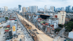 Siêu tuyến đường 7.200 tỷ dài 2,2 km đi qua giữa trung tâm Hà Nội sắp đạt cột mốc quan trọng