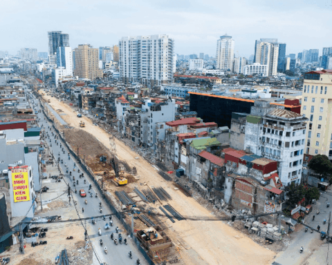 Siêu tuyến đường 7.200 tỷ dài 2,2 km đi qua giữa trung tâm Hà Nội sắp đạt cột mốc quan trọng