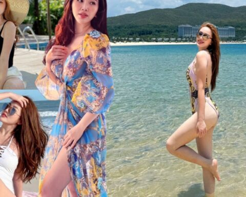 Mỹ nhân Việt 38 tuổi vẫn trẻ xinh bất bại, cứ “lên đồ” đi biển là chị em muốn copy paste